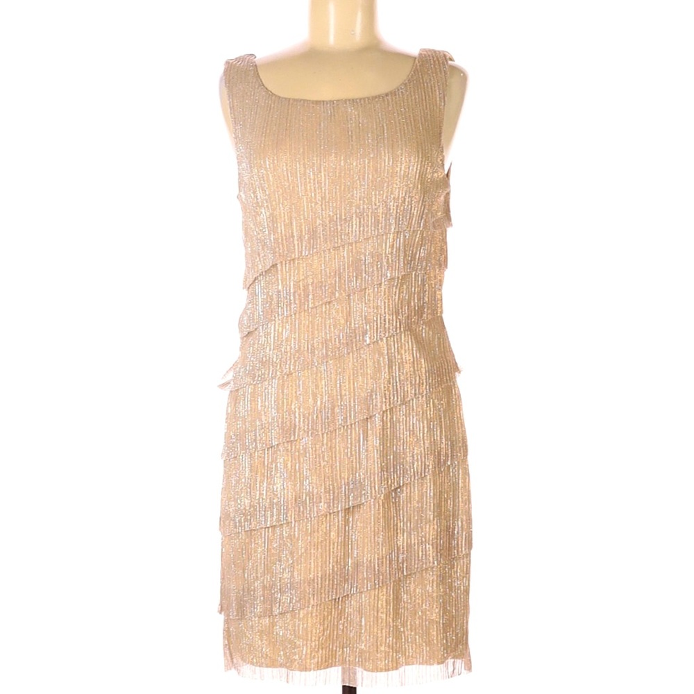Metallic Cocktail Dress